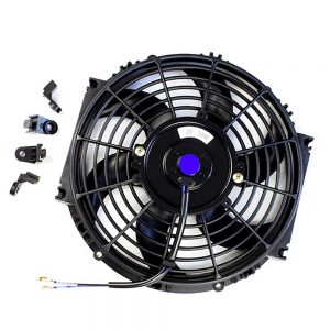 Вентилятор охлаждения "сабли" 350 мм 120W (14")