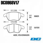 Колодки тормозные DC1107E19 DC Brakes RT.2