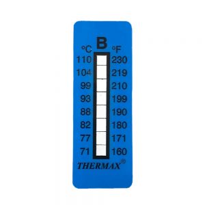 Термоиндикатор THERMAX-B самоклеящийся от +71 до +110°С