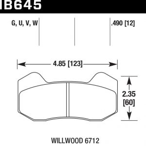 Колодки тормозные HB483G.635 HAWK DTC-60 передние PORSCHE 911 (996), (997), Gt2, Gt3 Cup, CARRERA G