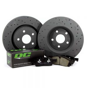 Комплект тормозные диски Hawk + колодки DC Brakes JEEP Grand Cherokee WK2 3.6 2011-> (HTC4201DC1455)