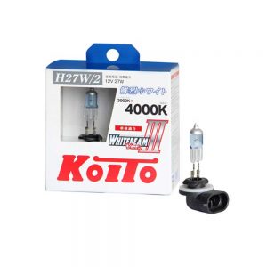 Лампа галогенная H27/2 Koito Whitebeam 12V 27W 4000K, высокотемпературная